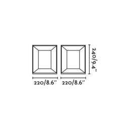 Mila LED Outdoor Pedestal Light White, Dark Grey IP65 - thumbnail 2