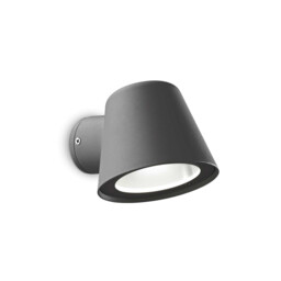 Gas 1 Light Outdoor Wall Light Anthracite IP43, GU10