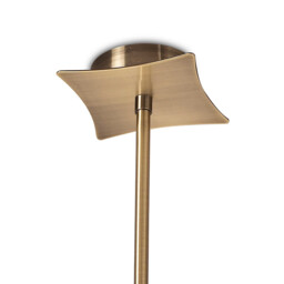 Kromo Telescopic Convertible To Semi Flush 6 Light G9, Antique Brass - thumbnail 3