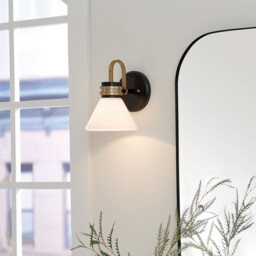 Kichler Farum Bathroom Wall Lamp Classic Black, Champagne Bronze 3000K IP44 1x G9 - thumbnail 2