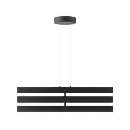 Maytoni Origami Modern 3 Light Integrated LED Pendant Ceiling Light Black 4000K - thumbnail 2