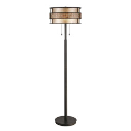Laguna 2 Light Floor Lamp Renaissance Copper