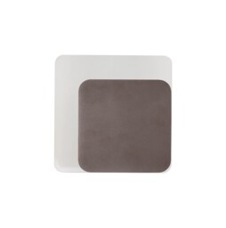 Altona Magnetic Base Wall Lamp, 12W LED 3000K 498lm, 15, 19cm Square Right Offset, Coffee, Acrylic Frosted Diffuser - thumbnail 3