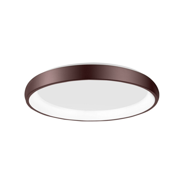 Albi 61cm Integrated LED Semi Flush Light Brown Aluminium LED 50W 2750Lm 3000K - image 1
