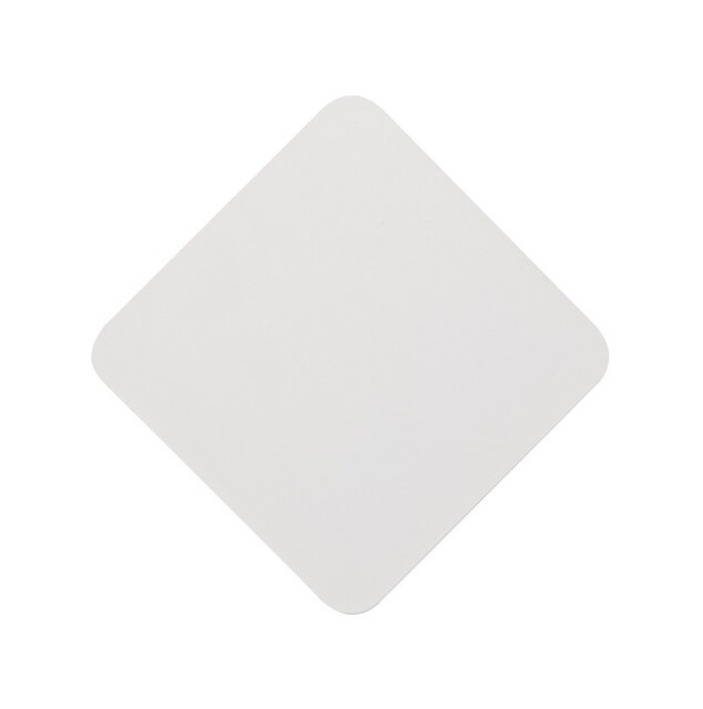 Altona Magnetic Base Wall Lamp, 12W LED 3000K 498lm, 20, 19cm Diamond Centre, Sand White, Acrylic Frosted Diffuser - image 1