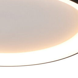 Niseko II Ring Ceiling 90cm 78W LED, 2700K-5000K Tuneable, 6200lm, Remote Control, Black, 3yrs Warranty - thumbnail 5