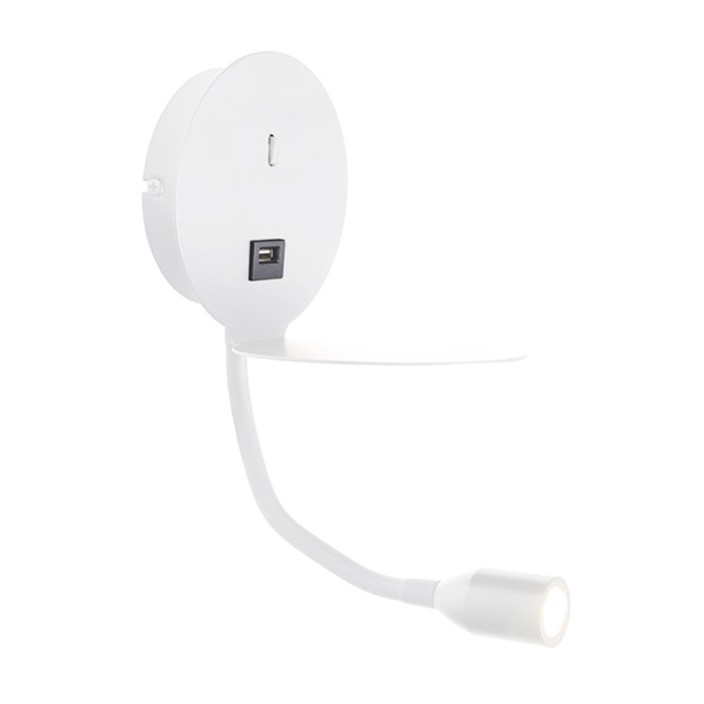 Borovo Reading Wall Light White Matt LED 3000K - image 1