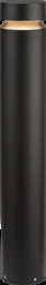 Knightsbridge 230V IP65 22W IK08 LED Bollard  1000mm - 3000K - CBL22BK - thumbnail 1