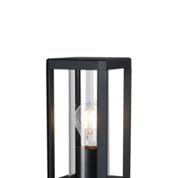 Nevada Pedestal Lamp, 1 x E27, IP65, Matt Black, 2yrs Warranty - thumbnail 5