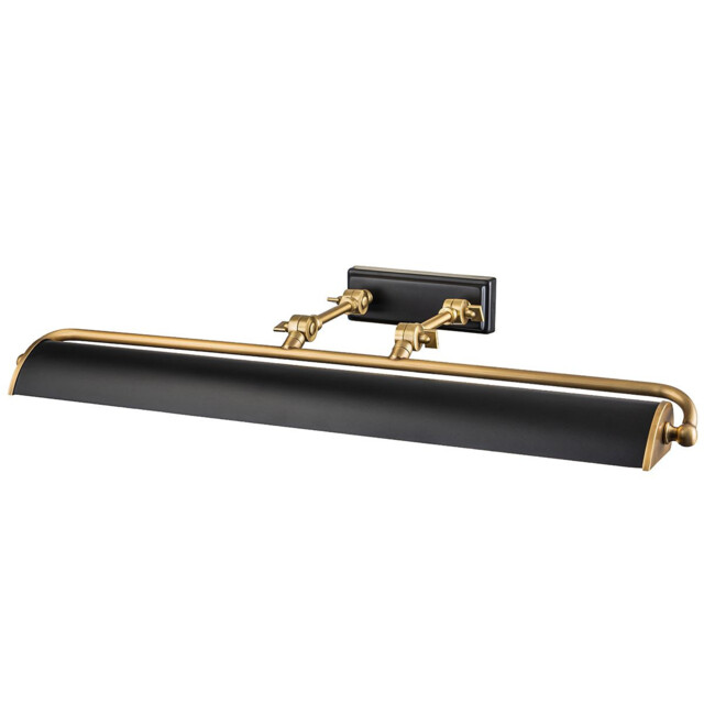 Winchfield 4 Light Large Picture Light Aged Brass & Matte Black - image 1