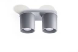 Orbis 2 Light Suface Mounted Downlight Grey, GU10 - thumbnail 3