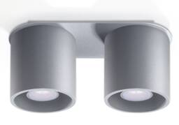 Orbis 2 Light Suface Mounted Downlight Grey, GU10 - thumbnail 1
