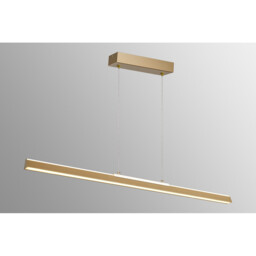 Lineal 90cm Linear Pendant, 36W LED, 3000K, 4550lm, Painted Gold, 3yrs Warranty - thumbnail 2