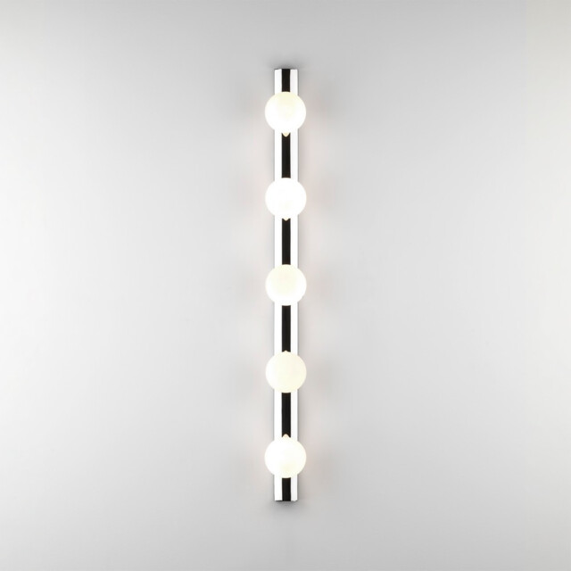 Cabaret 5 Bathroom 5 Lamp Wall Light Polished Chrome - image 1