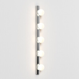 Cabaret 5 Bathroom 5 Lamp Wall Light Polished Chrome - thumbnail 3