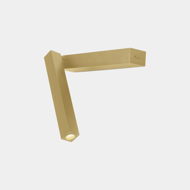 Hall Reading Wall Light Matte Gold LED 3.5W 2700K On-Off - image 1
