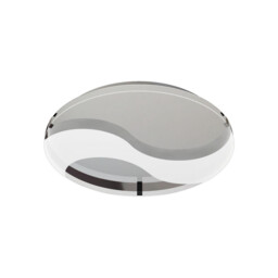 Jersey Ceiling 20W LED Round 3000K, 1800lm, Polished Chrome/Opal White Glass - thumbnail 1