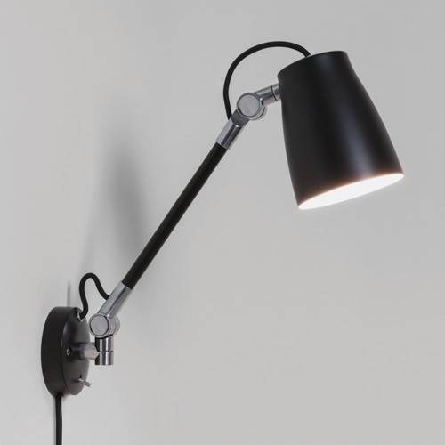 Atelier Indoor Wall Light Matt Black, E27