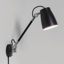 Atelier Indoor Wall Light Matt Black, E27