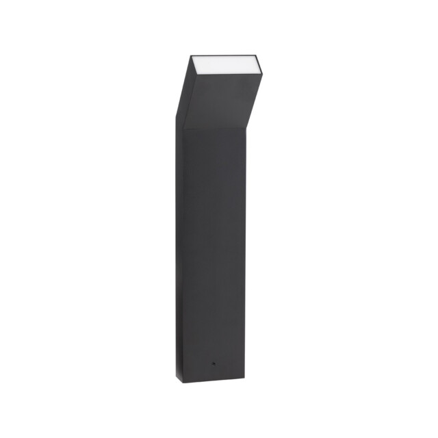 Brigitta Outdoor Bollard Black Aluminium, LED 6W 501Lm 3000K IP65 - image 1