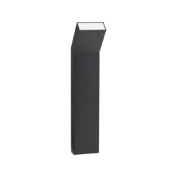 Brigitta Outdoor Bollard Black Aluminium, LED 6W 501Lm 3000K IP65 - thumbnail 1