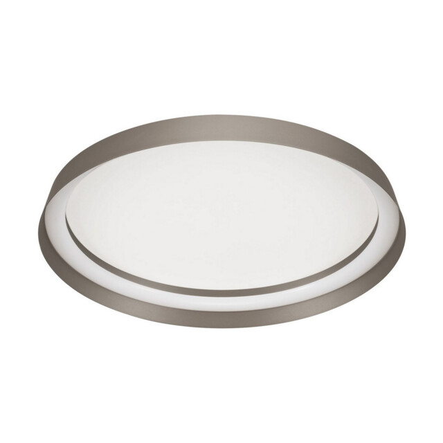 Ormi 45cm Flush Ceiling Light Champagne Brown Triac Dimmable LED 38W 2713lm 2700-3000-4000K CCT - image 1