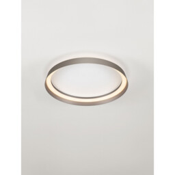 Ormi 45cm Flush Ceiling Light Champagne Brown Triac Dimmable LED 38W 2713lm 2700-3000-4000K CCT - thumbnail 5