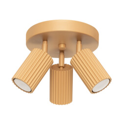 Karbon Minimalist Ceiling Spotlight Cluster 3 Light Gold - thumbnail 1