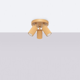 Karbon Minimalist Ceiling Spotlight Cluster 3 Light Gold - thumbnail 2