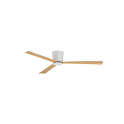 Dell Ceiling Fan Aluminium Wood & Matt White 3ABS Wood Blades - thumbnail 3