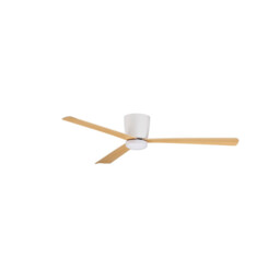 Dell Ceiling Fan Aluminium Wood & Matt White 3ABS Wood Blades - thumbnail 5