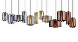 Jarras Ceiling Pendant 20cm Round, 1 x E27 (Max 40W), Copper , Rose Gold Glass - thumbnail 3