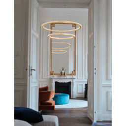 Cilion Integrated LED Pendant Ceiling Light Brass Gold Aluminium LED 56W 3555Lm 2926K - thumbnail 2