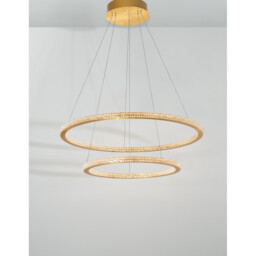 Cilion Integrated LED Pendant Ceiling Light Brass Gold Aluminium LED 56W 3555Lm 2926K - thumbnail 5