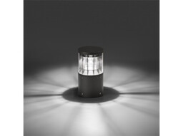 Screen Integrated LED Pedestal Light Outdoor Ground Light Grey, 3000K, IP65 - thumbnail 3