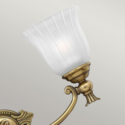 Francoise 3 Light Bathroom Over Mirror Wall Light Burnished Brass IP44, G9 - thumbnail 5