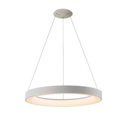 Niseko II Ring Pendant 65cm 50W LED, 2700K-5000K Tuneable, 3760lm, Remote Control & APP, White, 3yrs Warranty - thumbnail 1