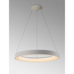 Niseko II Ring Pendant 65cm 50W LED, 2700K-5000K Tuneable, 3760lm, Remote Control & APP, White, 3yrs Warranty - thumbnail 2