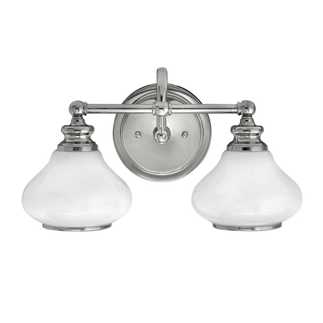 Ainsley 2 Light Indoor Wall Light Polished Chrome IP44, G9 - image 1