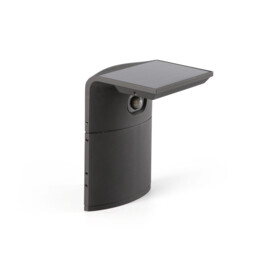 Luma LED Outdoor Pedestal Light Dark Grey IP65 3000K - thumbnail 1