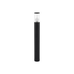 Zosia Outdoor Bollard Dark Grey Aluminium, Clear LED E27 IP65 - thumbnail 1