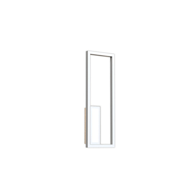 Boutique Rectangle Wall Lamp, 21W LED, 3000K, 1130lm, White, 3yrs Warranty - image 1