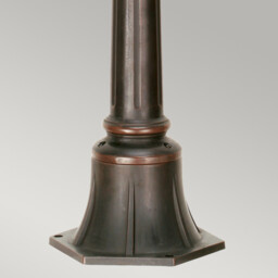 Baltimore 1 Light Medium Outdoor Ceiling Chain Lantern Weathered Bronze, E27 - thumbnail 5