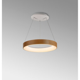Niseko II Ring Pendant 38cm 30W LED, 2700K-5000K Tuneable, 2250lm, Remote Control & APP, Wood, 3yrs Warranty - thumbnail 2