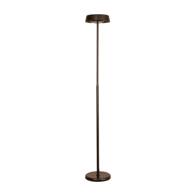 Noa II Floor Lamp 2 Light 15W Down 15W Up LED 3000K, 2800lm, Touch Dimmer, Black, 3yrs Warranty - image 1
