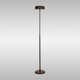 Noa II Floor Lamp 2 Light 15W Down 15W Up LED 3000K, 2800lm, Touch Dimmer, Black, 3yrs Warranty - thumbnail 2