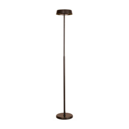 Noa II Floor Lamp 2 Light 15W Down 15W Up LED 3000K, 2800lm, Touch Dimmer, Black, 3yrs Warranty