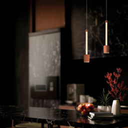 Fugaz Pendant, 7W LED, 3000K, 520lm, Sand Black/Rose Gold, 3yrs Warranty - thumbnail 5