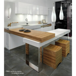 Neo Wall Lamp Switched 1 Light E27, Satin Nickel/Frosted White Glass - thumbnail 3