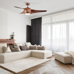 Elaris  Ceiling Fan Coffee - Cherry Wood Blades LED 3000-4000-6000K - thumbnail 2